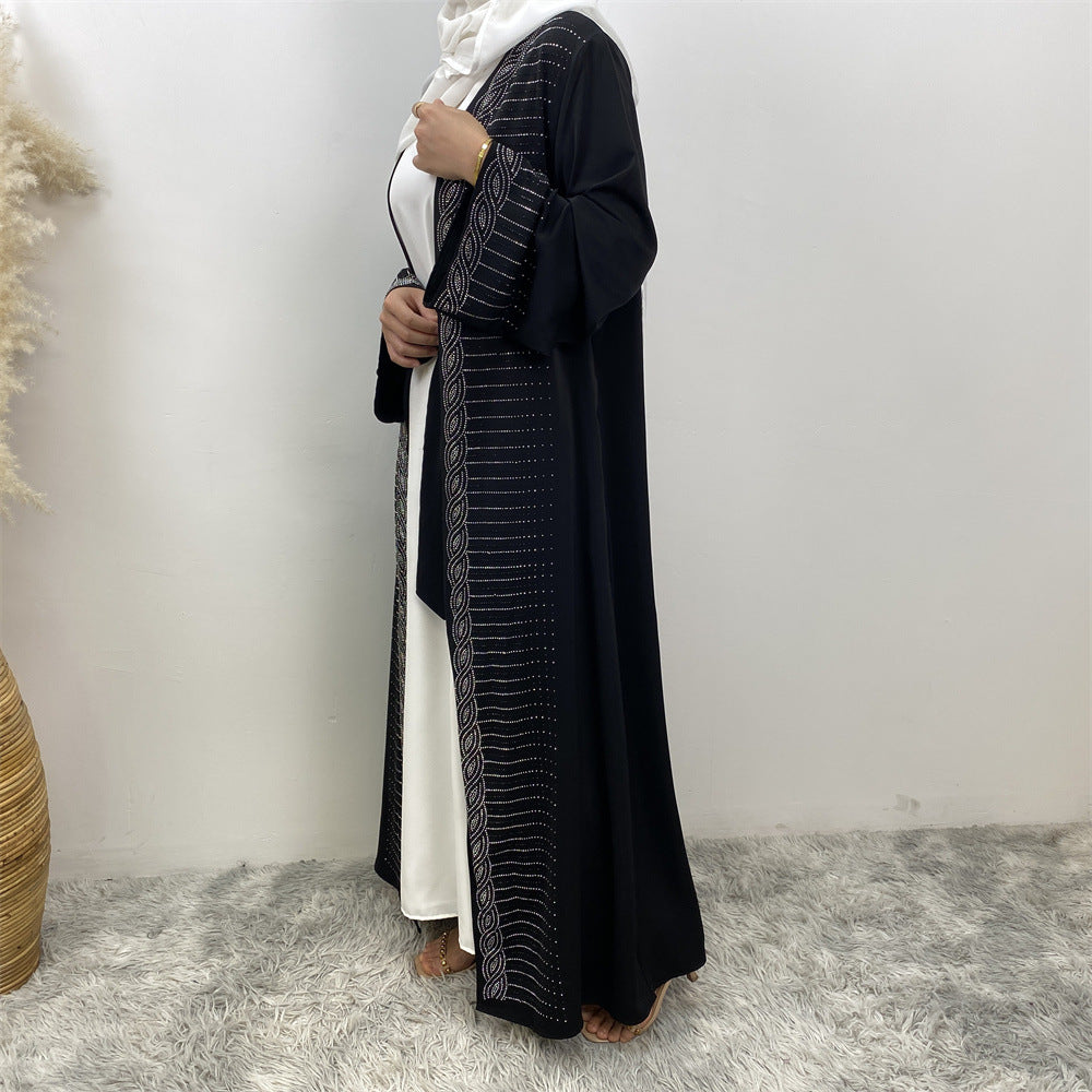Twists Hot Drilling Abaya