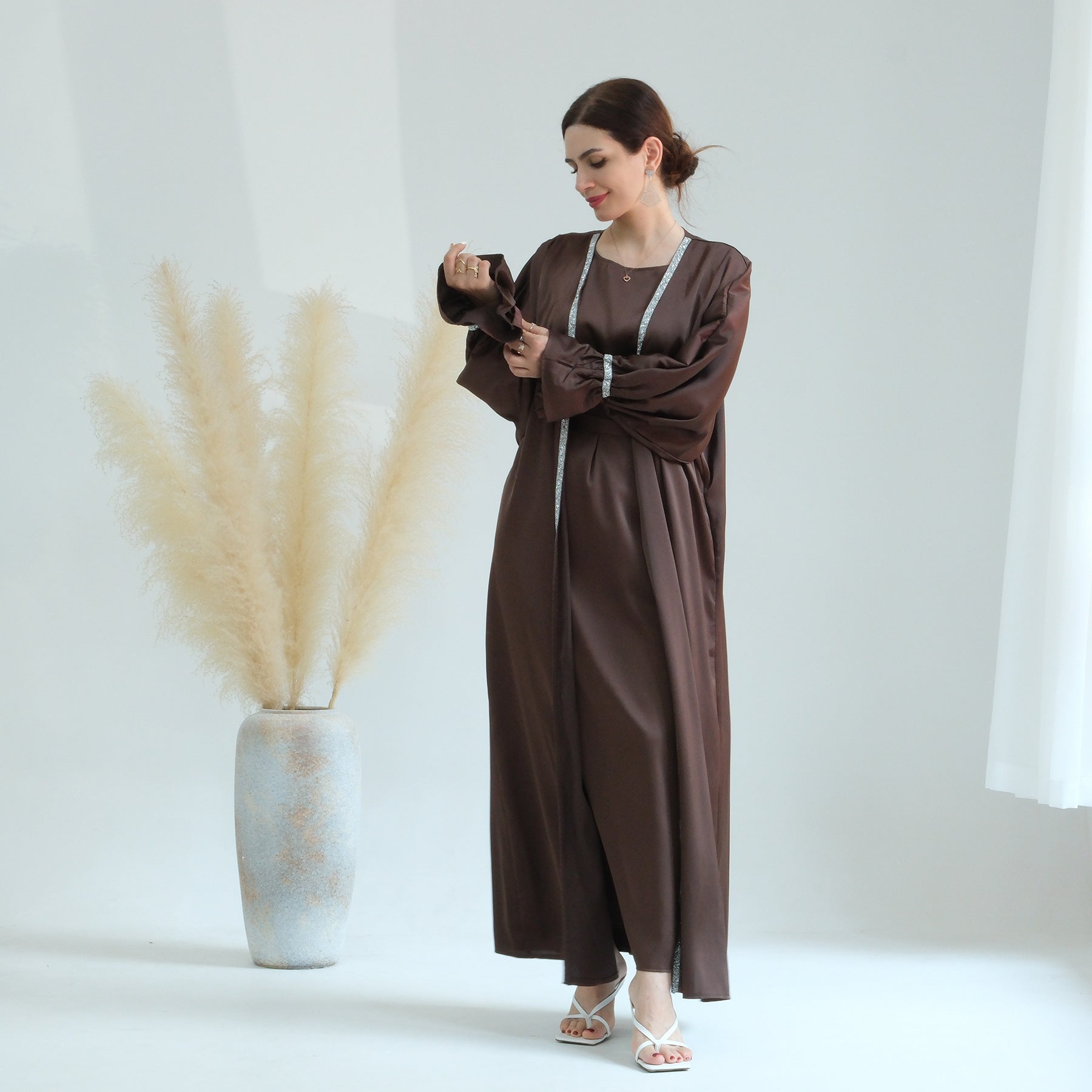Lightweight Satin Abaya