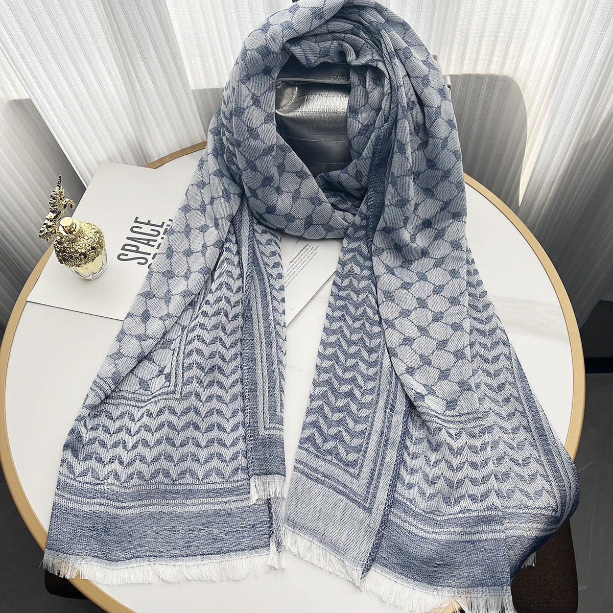 Middle Eastern Jacquard Hijab Scarf