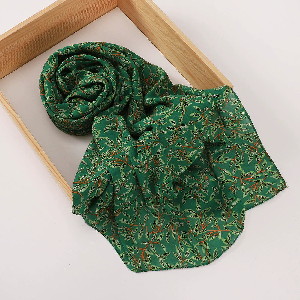 Rose Flower Printed Hijab