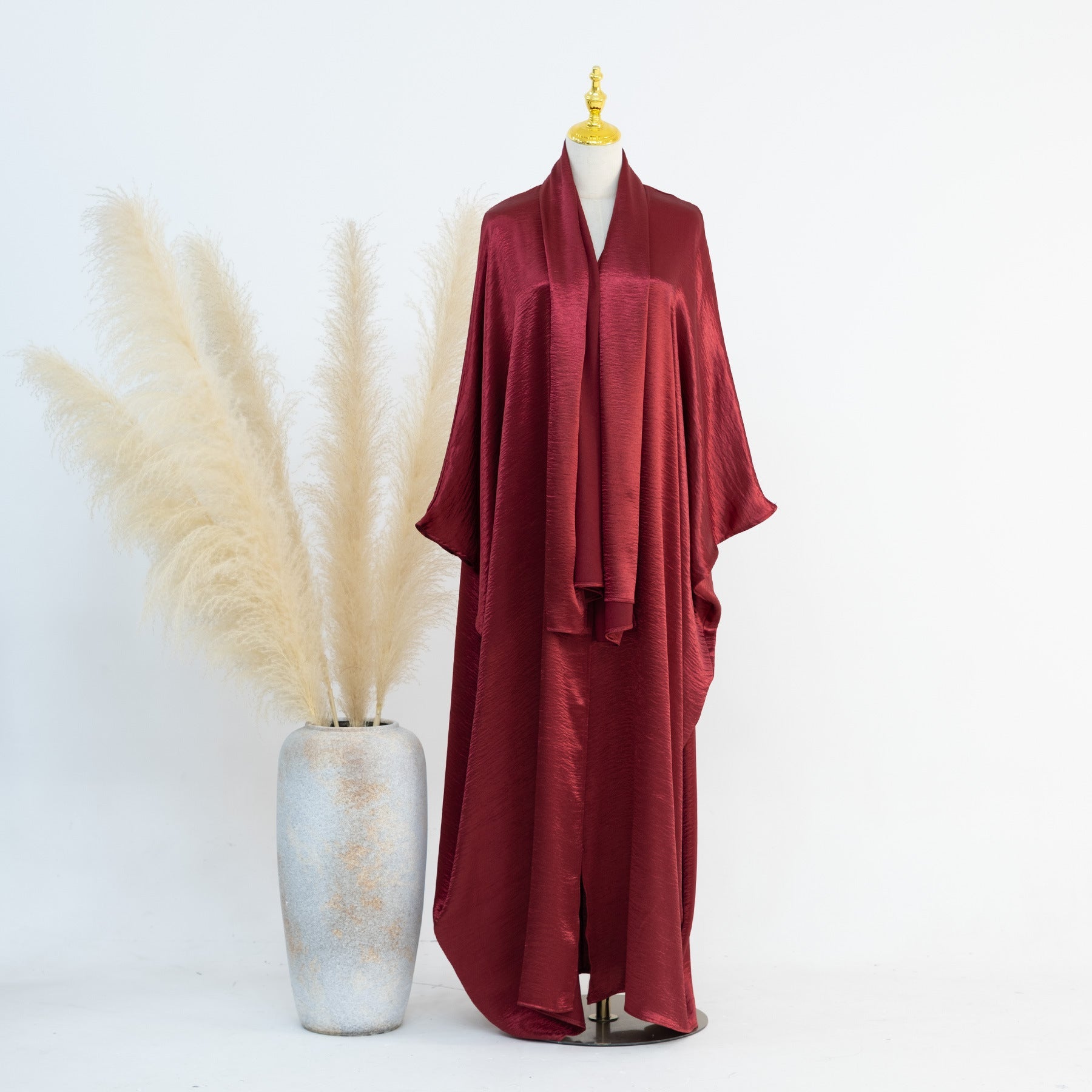 Open Front Cardiga Abaya With Hijabs