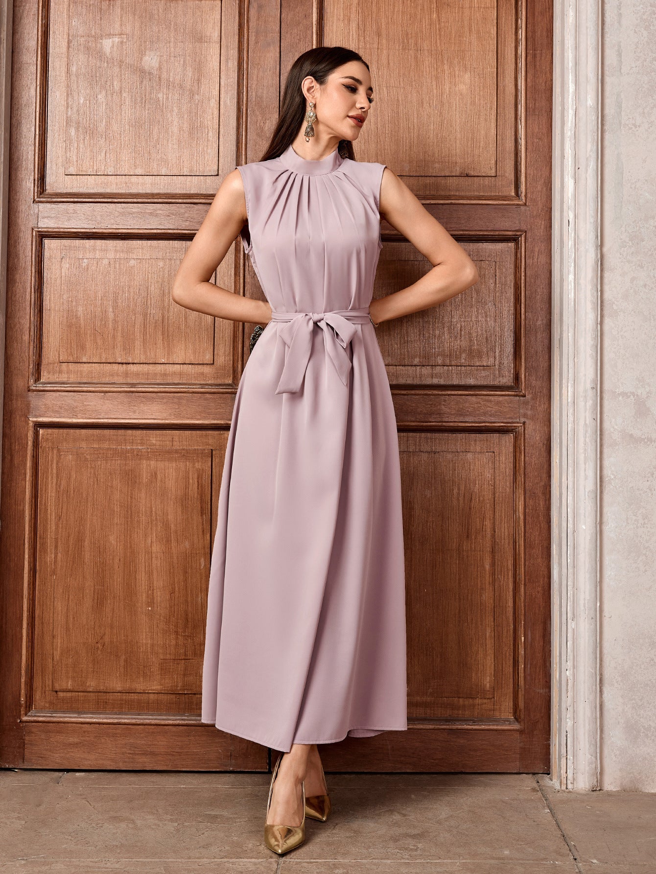 Embroidered Bat Sleeve Cardigan Abaya