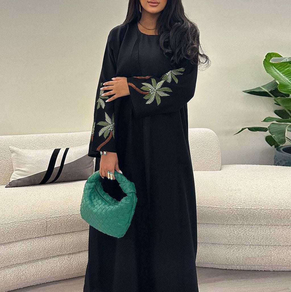 Embroidered Black Abayas