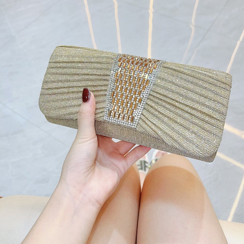 Clutch Diagonal Chain Handbag