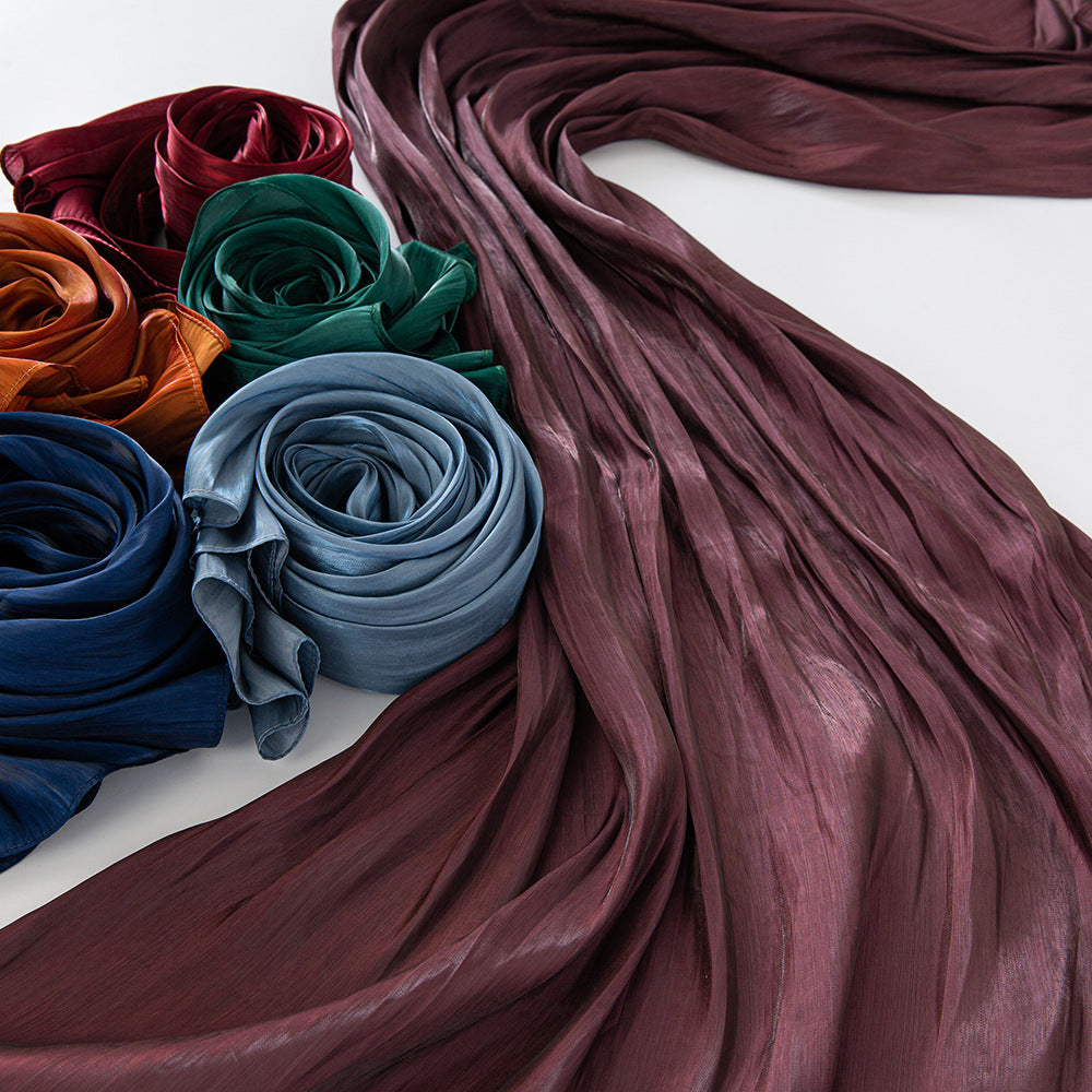 Solid Color Lightweight Hijab Scarf