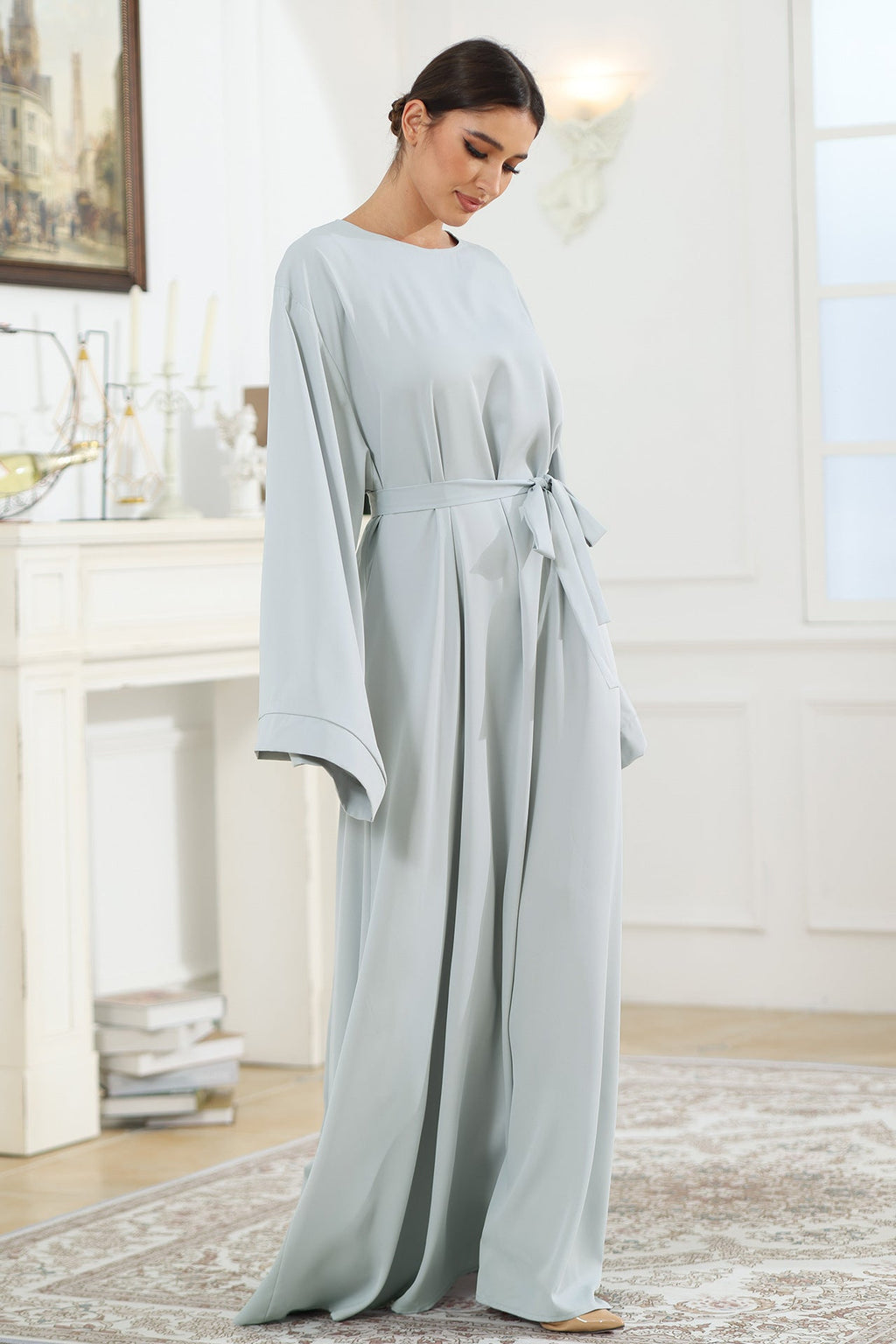 Modest Solid Dress