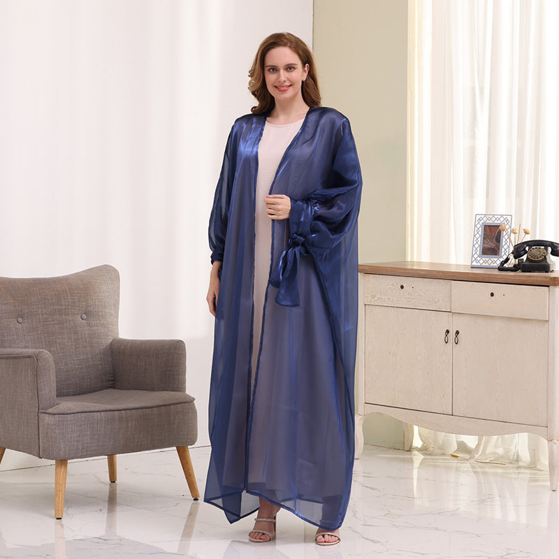 Puff Sleeve Cardigan Abayas