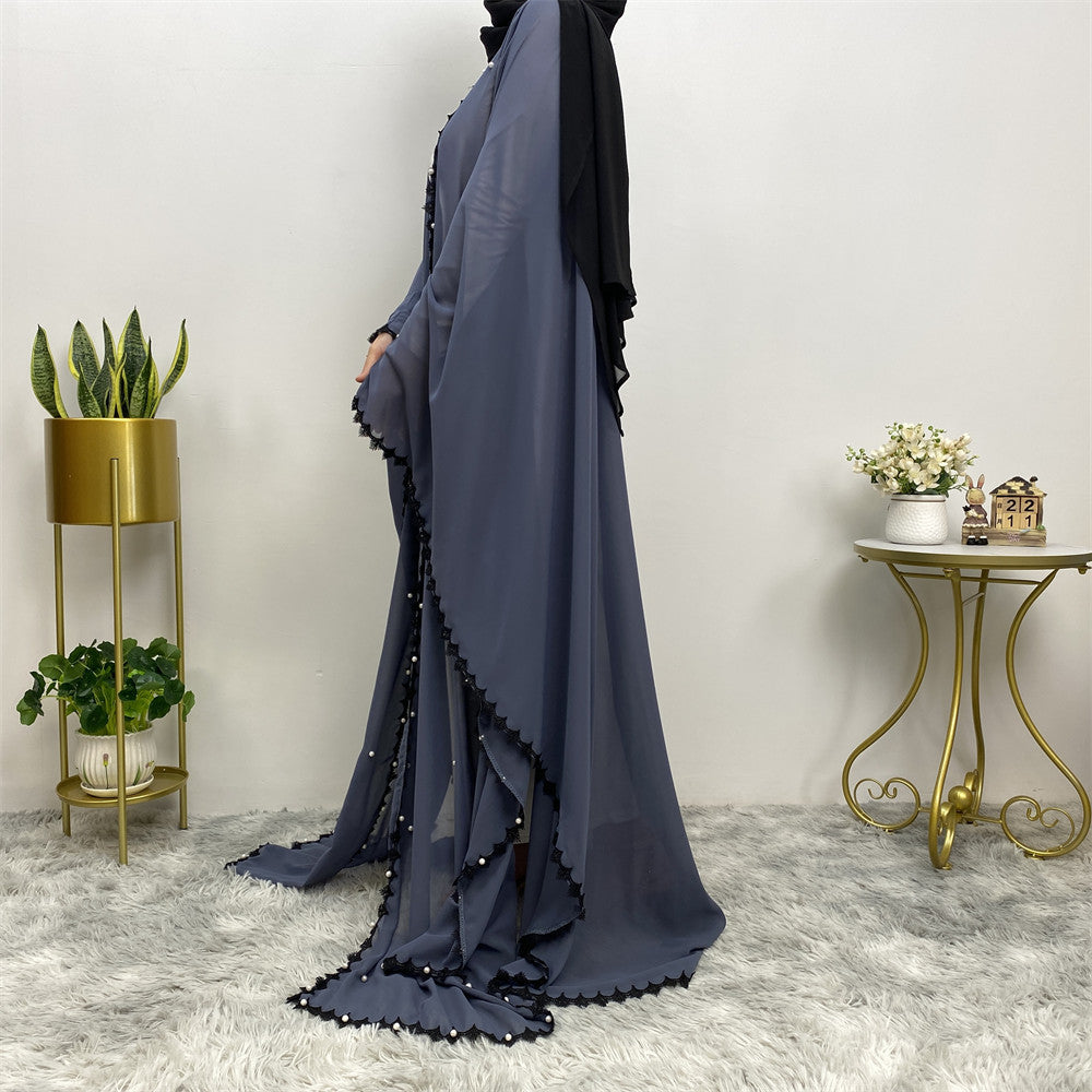 Lace Beaded Abayas