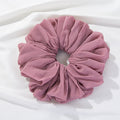 Velvet Volume Scrunchie - Pink