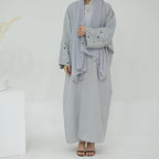 Love Embroidery Abaya with Hijab