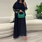 Embroidered Black Abayas