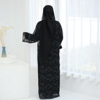Full Body Embroidered Cardigan Abaya