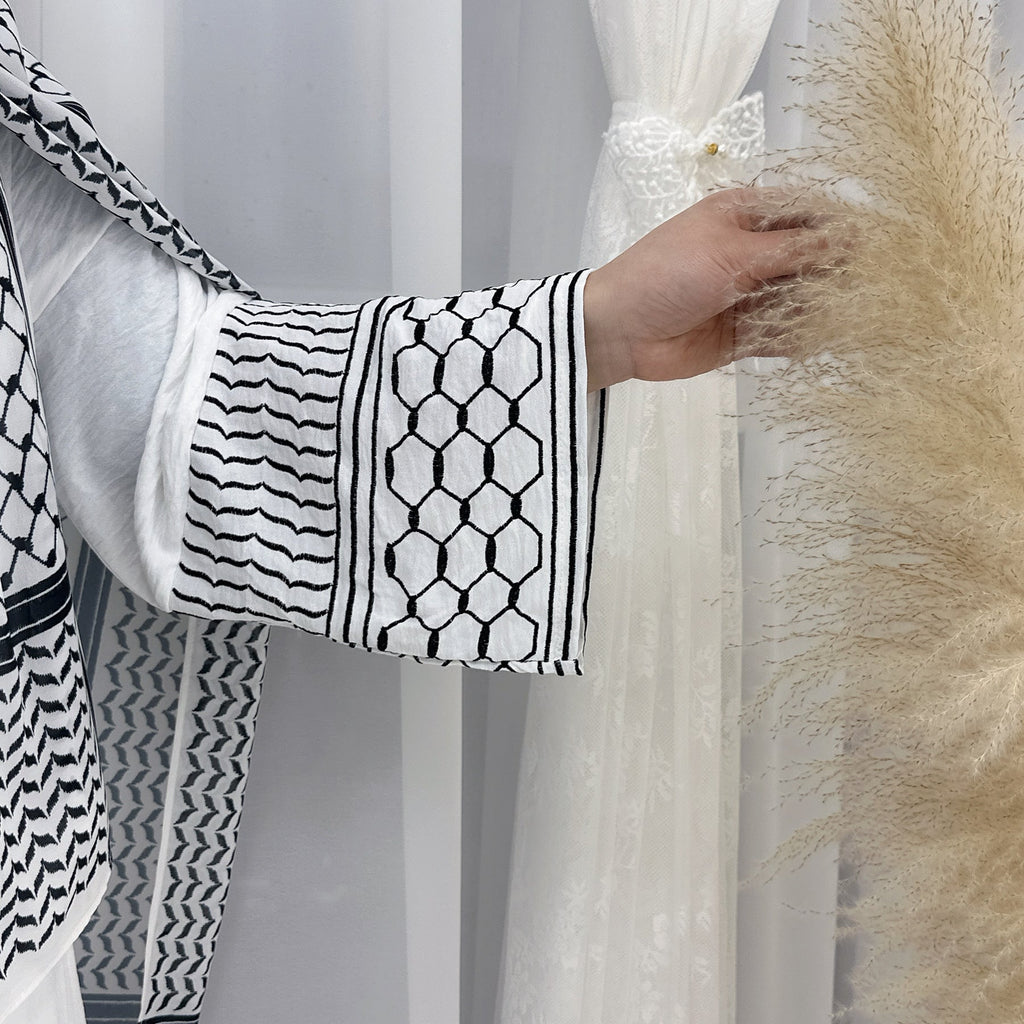 Exquisite Geometric Shapes Abaya