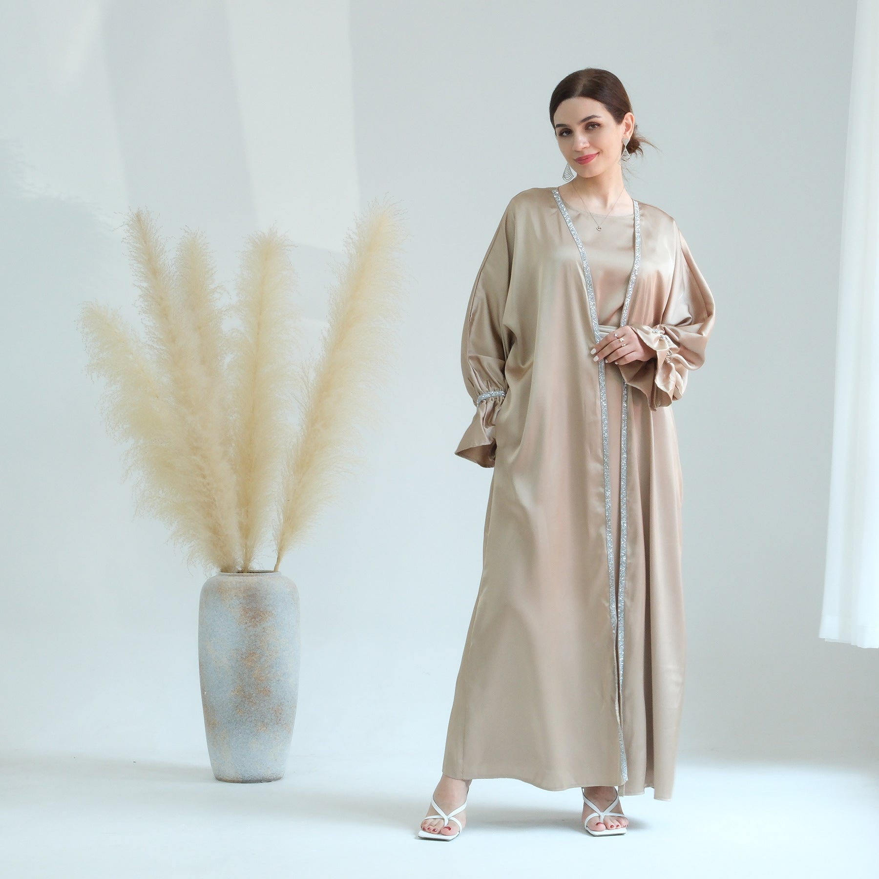 Lightweight Satin Abaya