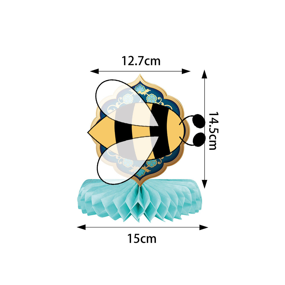 9pcs Honeycomb Ramadan Table Decorations