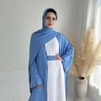 Cardigan Robe Abaya With Hijab