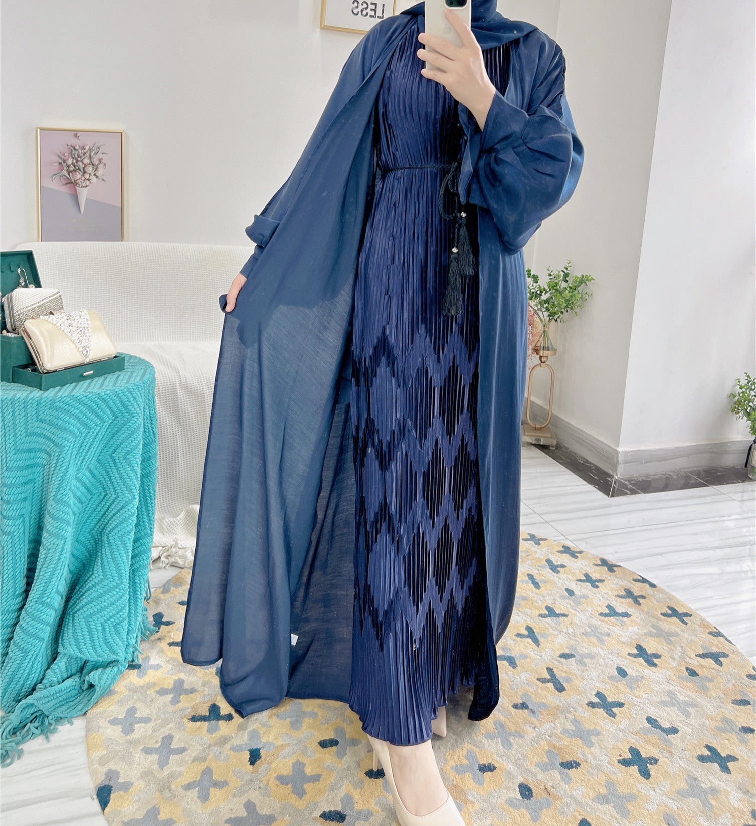 Solid Color Abaya