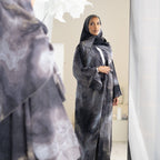 Fashion Printed Abaya with Hijab