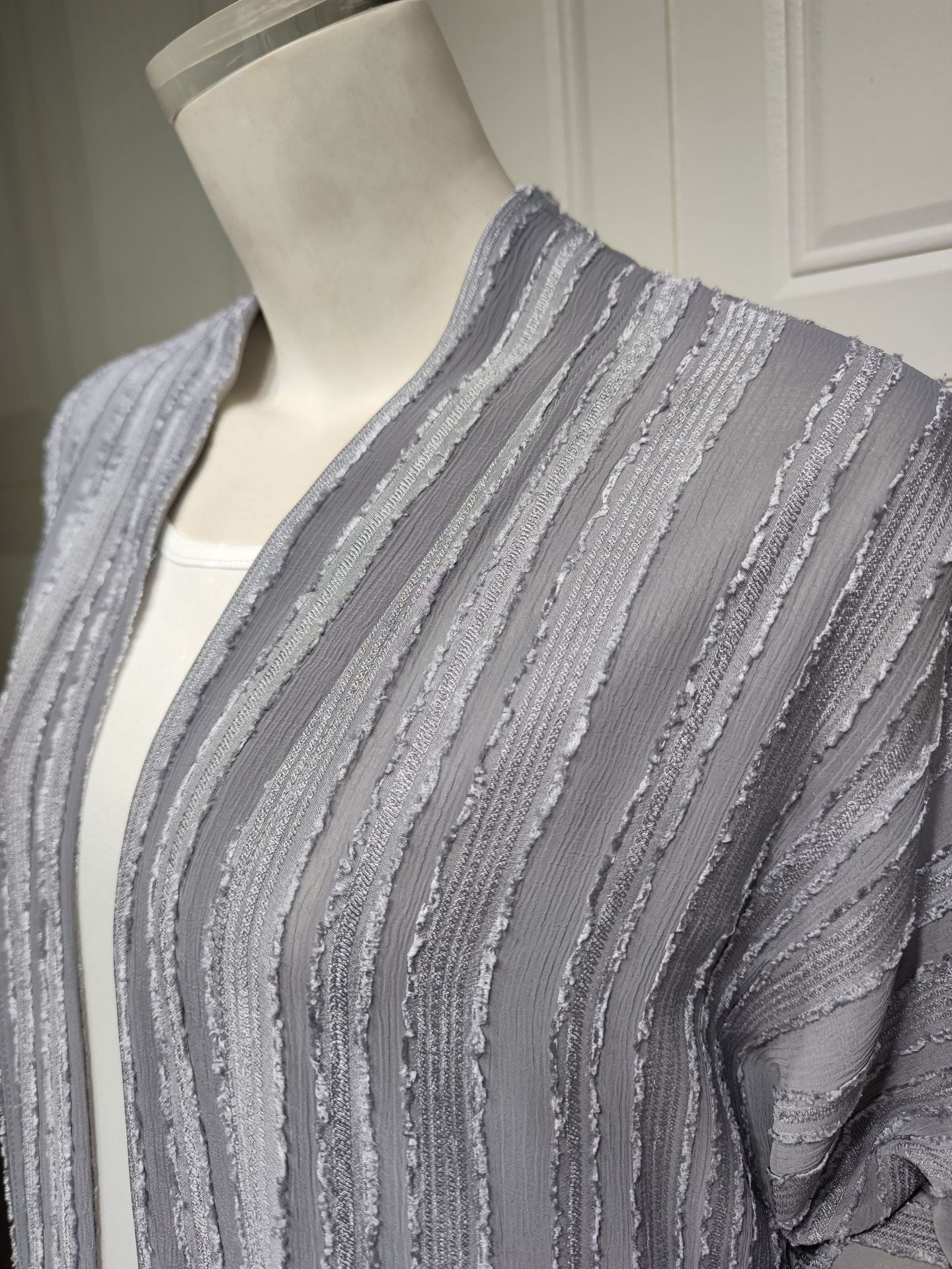 Striped Splicing Abaya