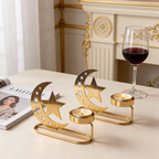 Ramadan Crescent Moon Star Tealight Holder