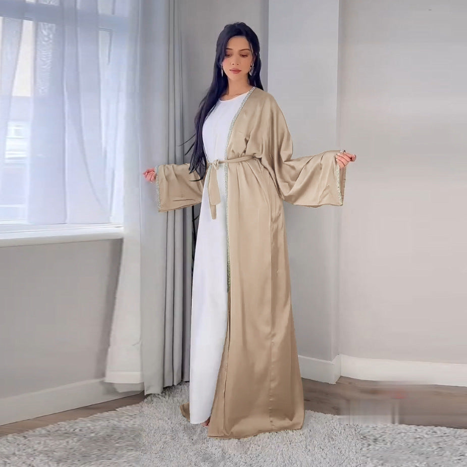 Rhinestones Abaya Set