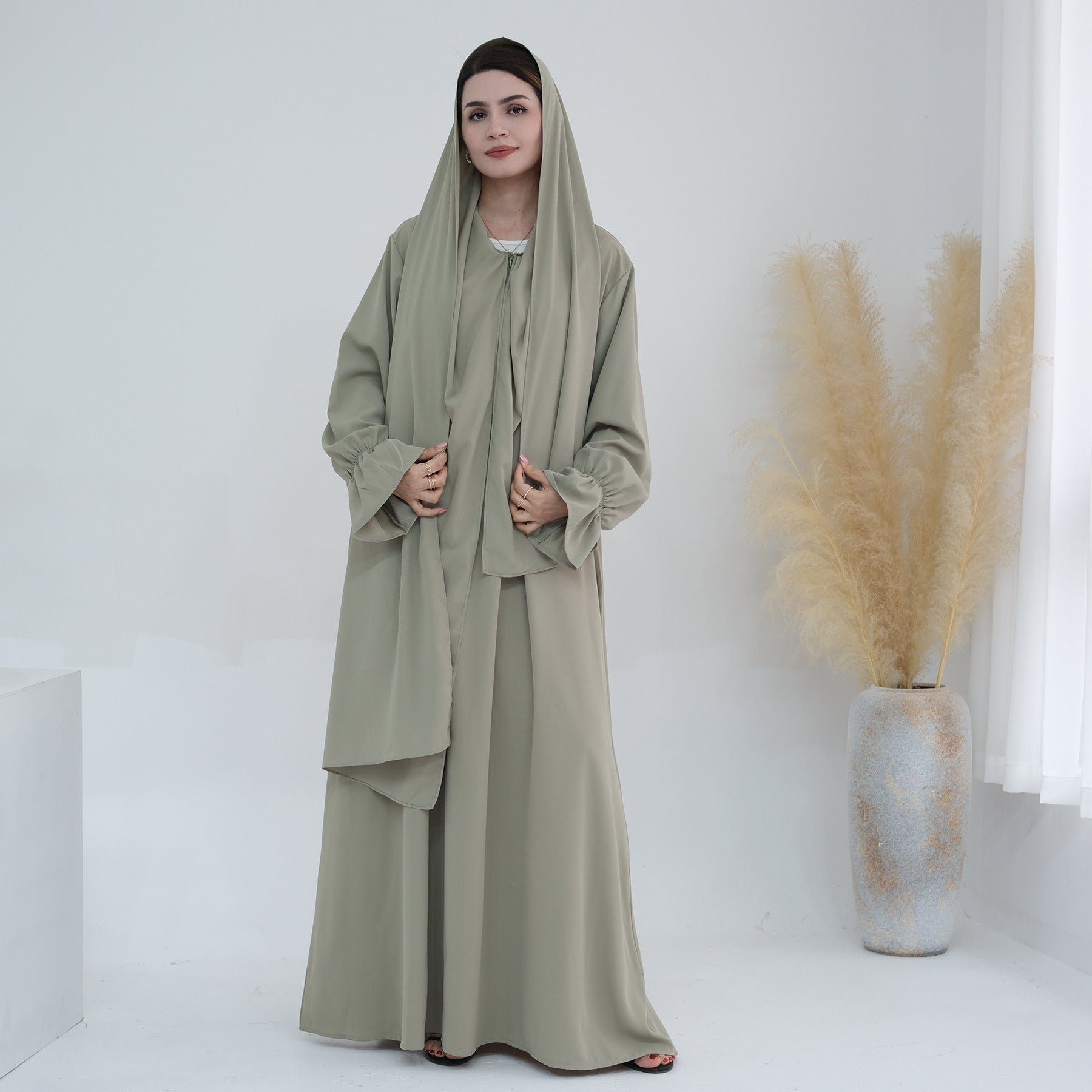 Flare Long Under Abaya Dress