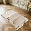 Extra Thick Plush Prayer Rug with Knee Cushion - Nude