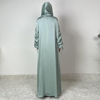 Sleeve Pleated Tied Dress