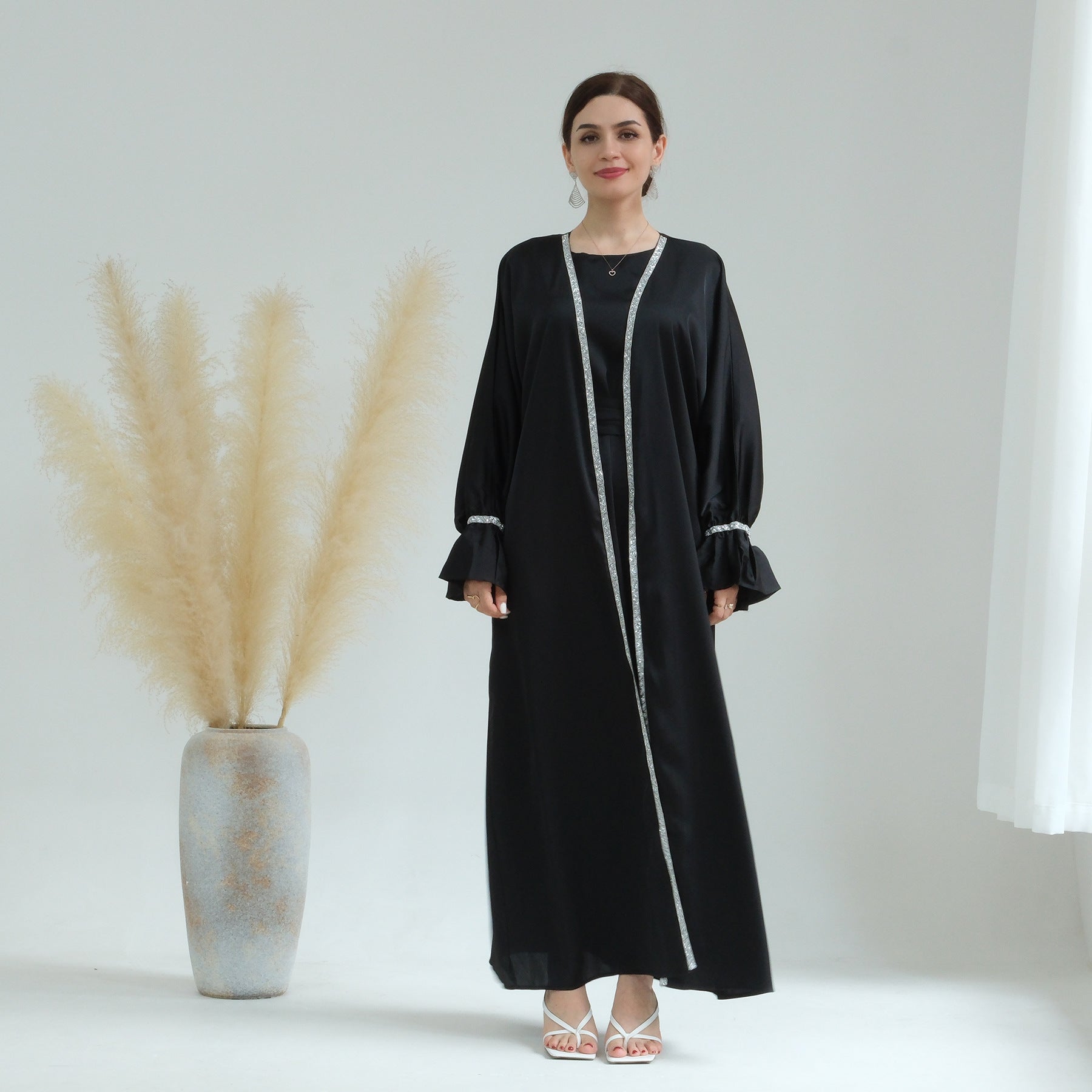 Lightweight Satin Abaya