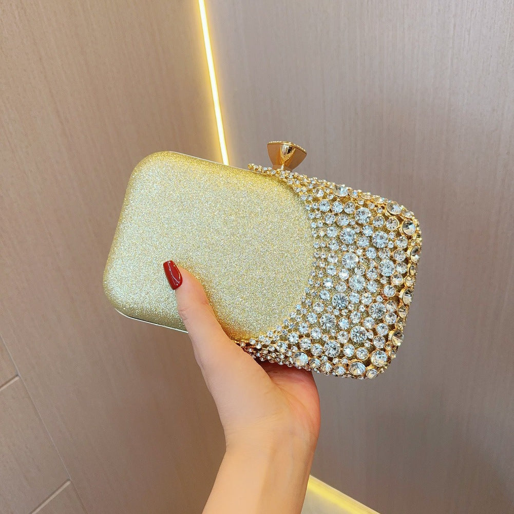 Sparkly Crystal Clutch Handbag