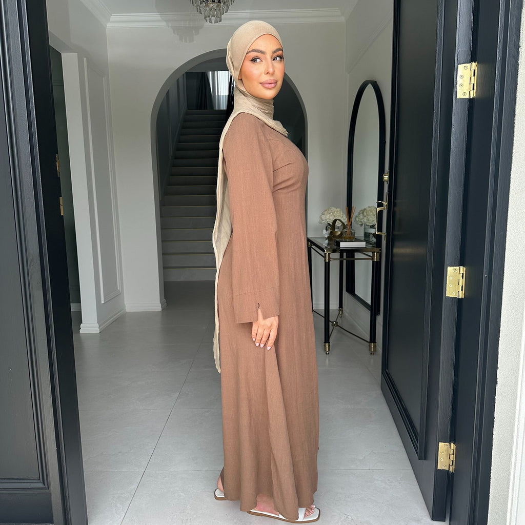 Adjustable Waist Dress Abaya