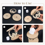 Ramadan Decorative Aromatherapy Candle Holders 6PCS