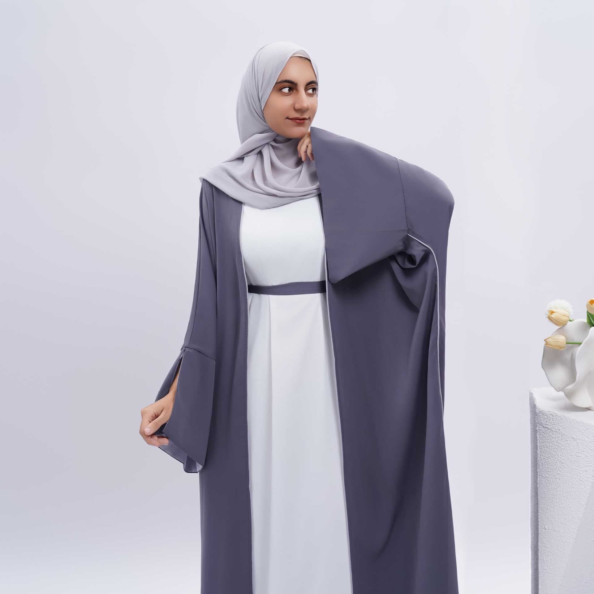 Women Abaya Open Kimono Long Robes