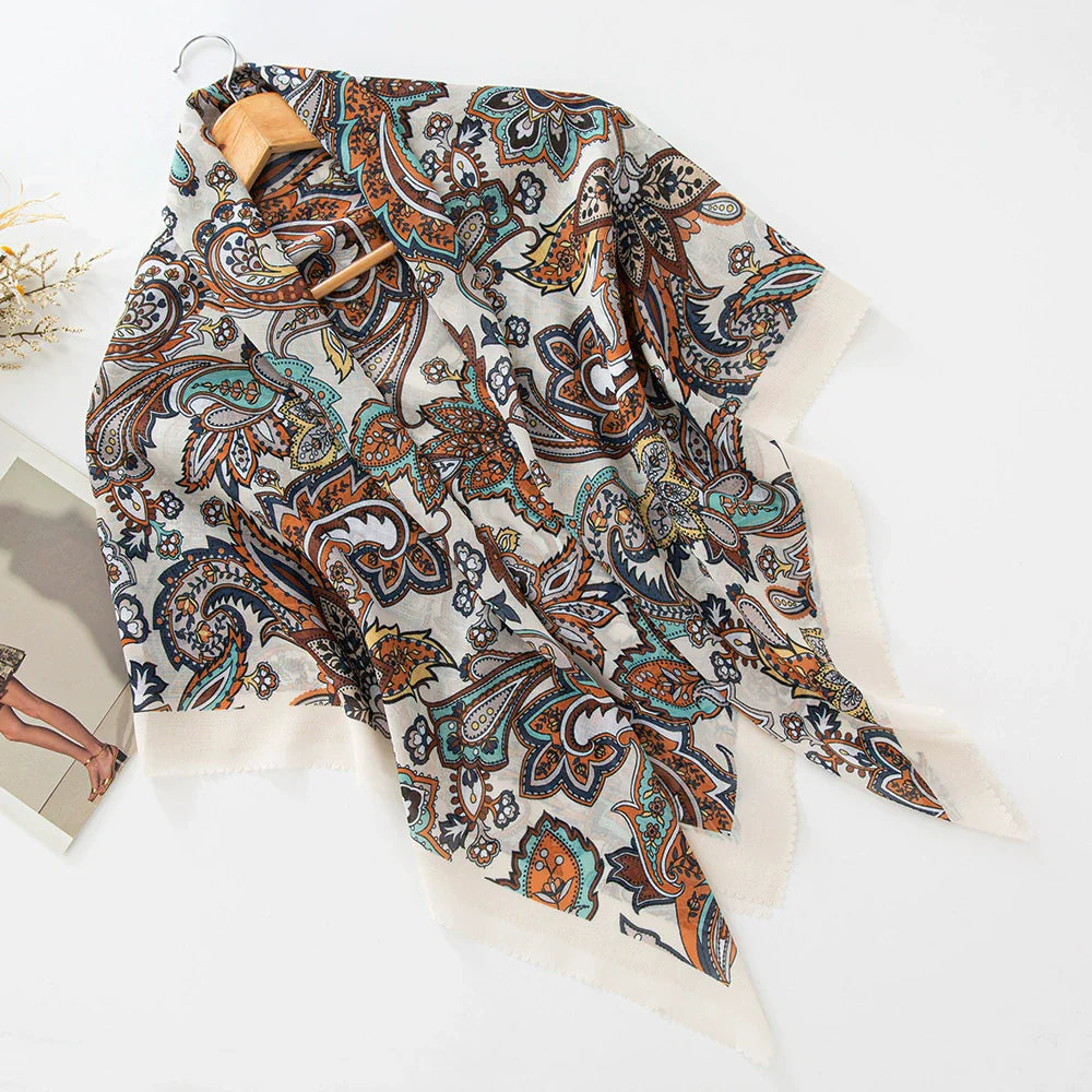 100 Color Wave Printed Hijab 1-25