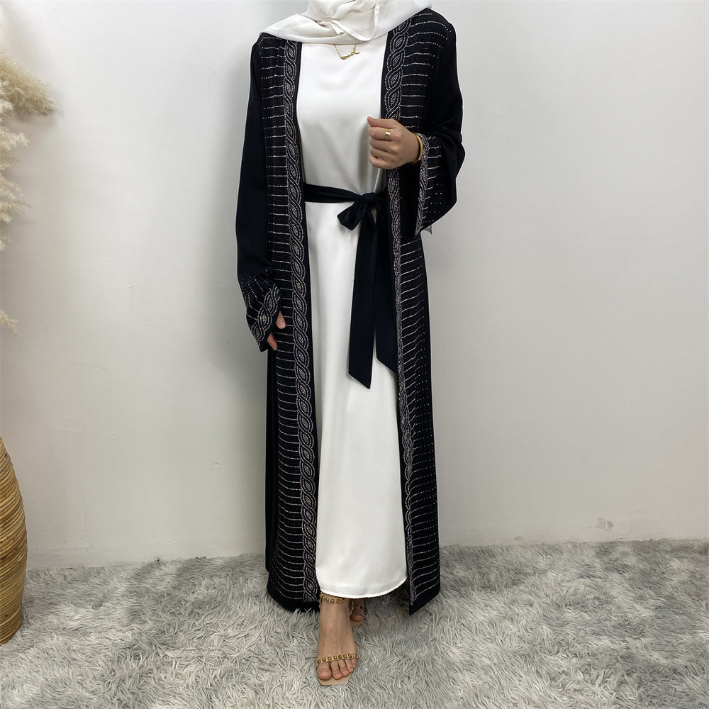 Twists Hot Drilling Abaya