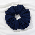 Velvet Volume Scrunchie - Deep Blue