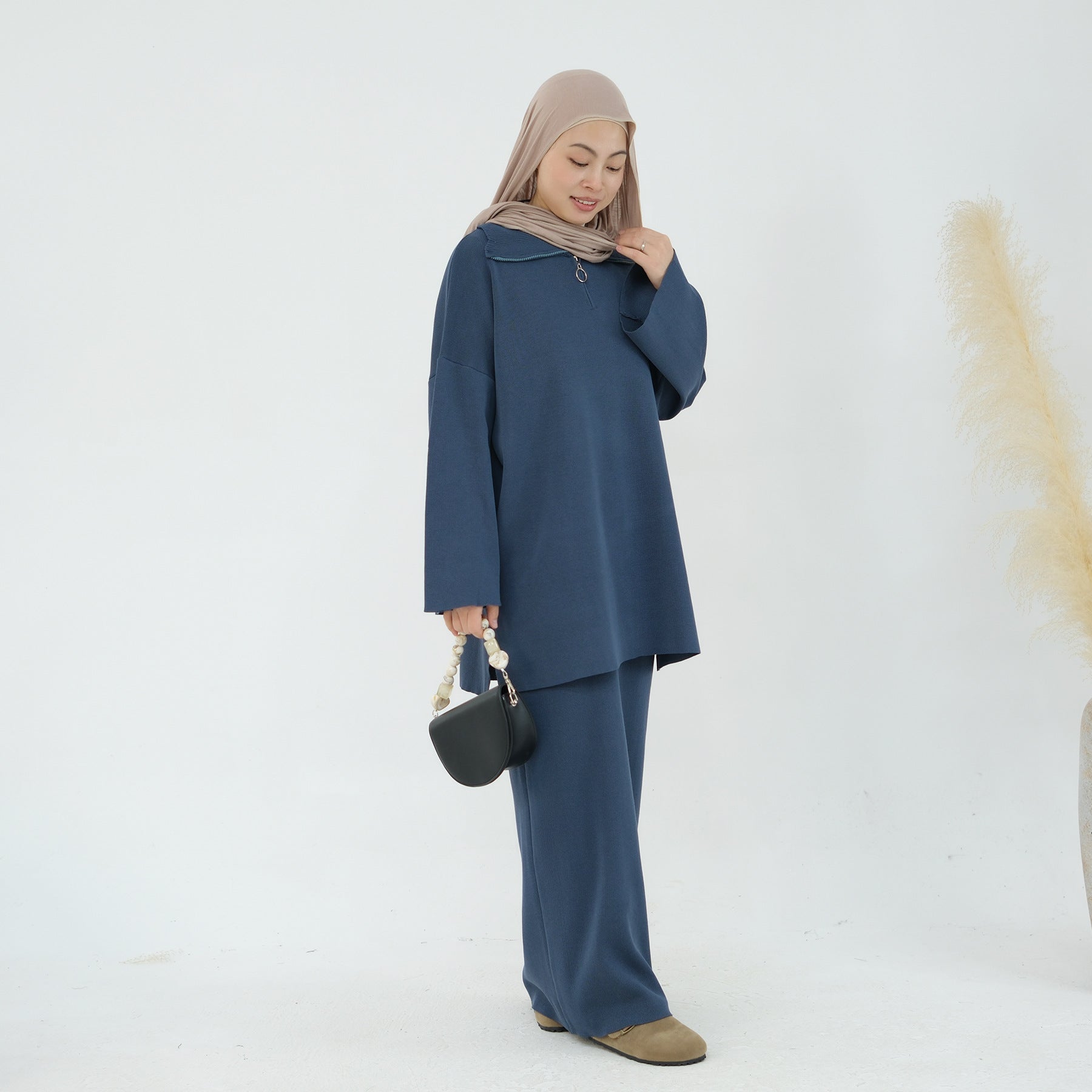 2 Pcs Loose Sweater Skirt