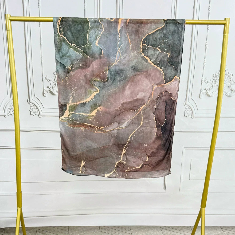 Watercolor Printed Hijab