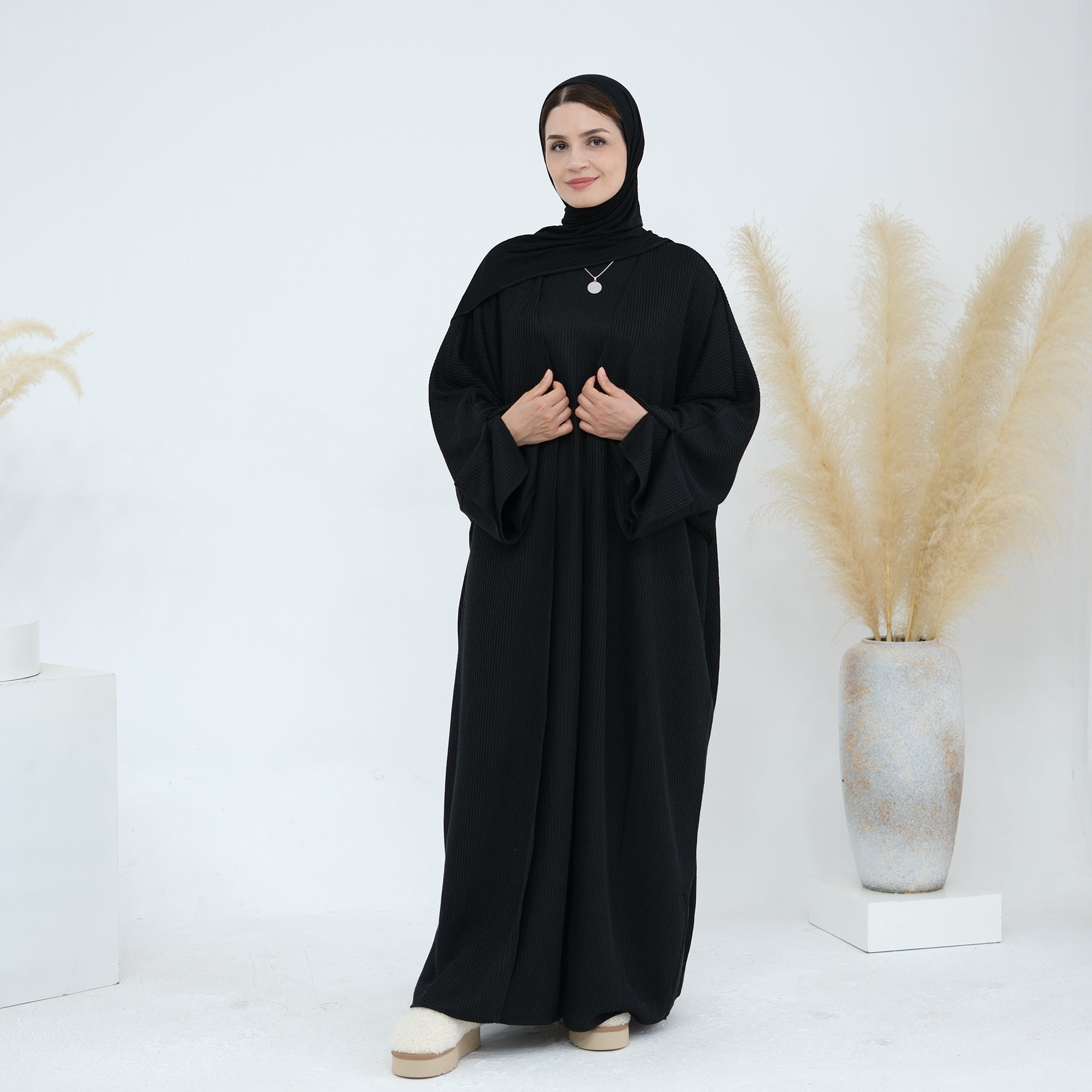 Thick knitted Sweater Abaya