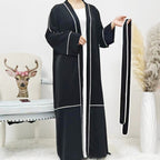 Striped Cardigan Abaya