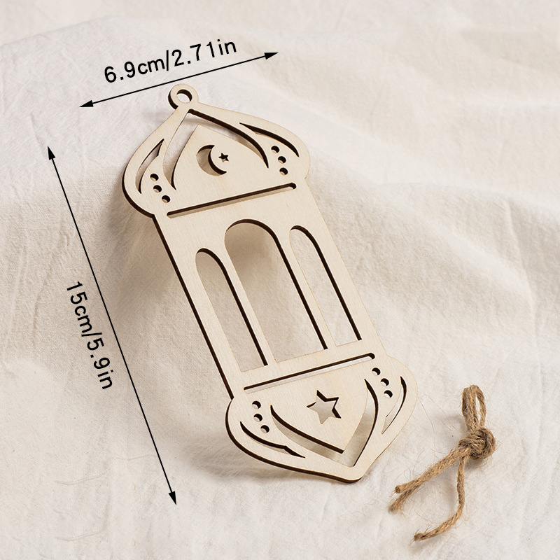 Wooden Hanging Ornament Festival Decor