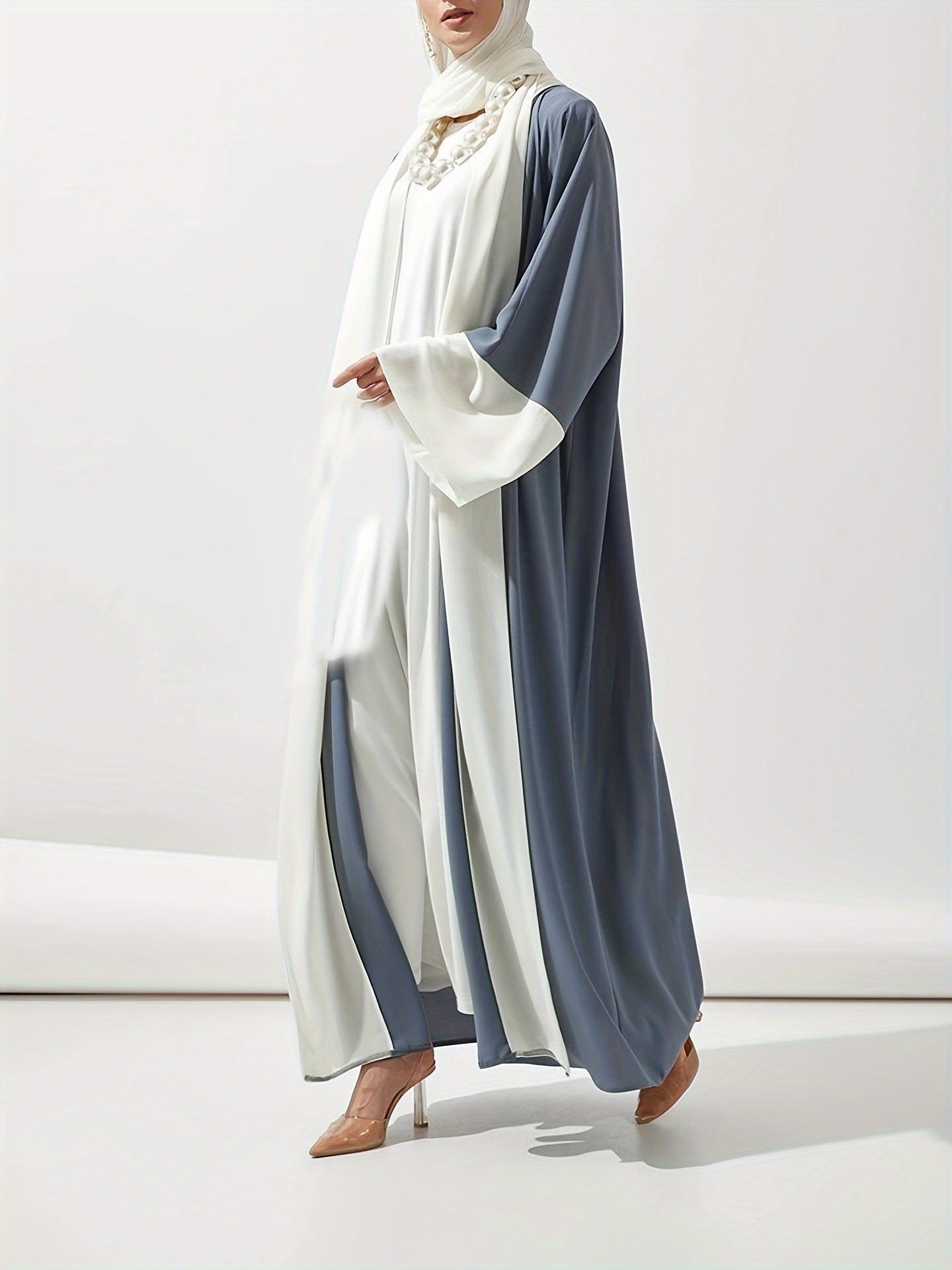 PolyJolly Chiffon Abayas With Hijab