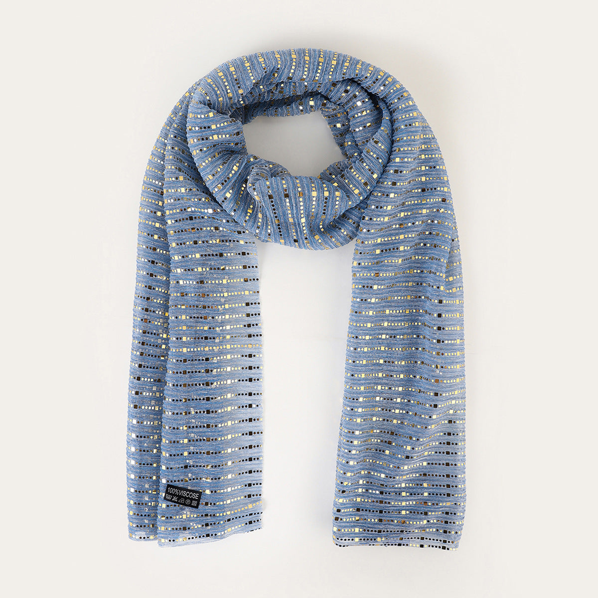 Plain Crinkle Long Hijab Scarf