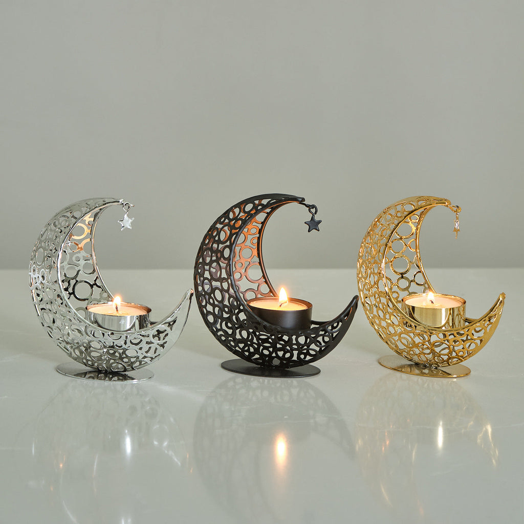 Golden Moon Crescent Incense Holder