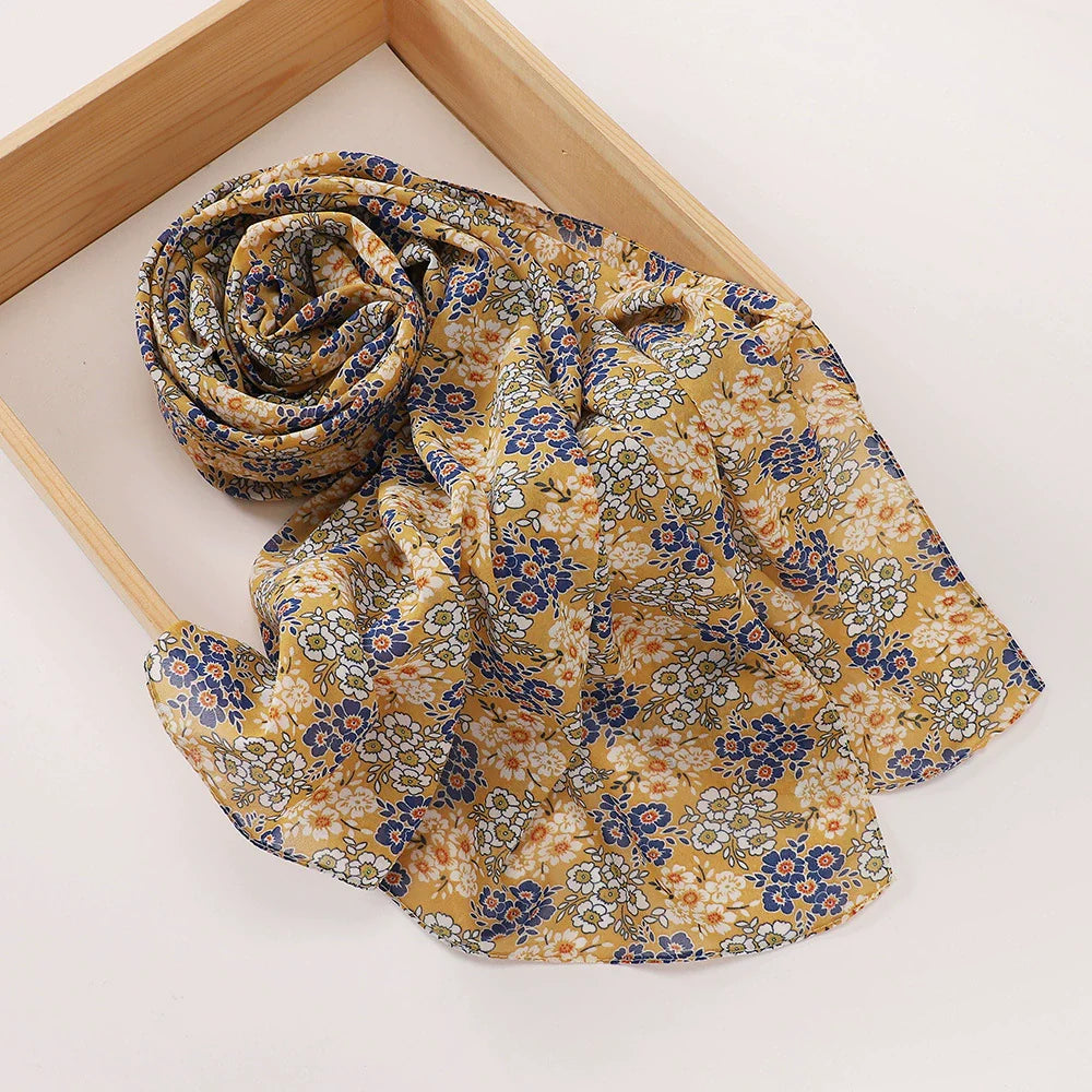 Rose Flower Printed Hijab