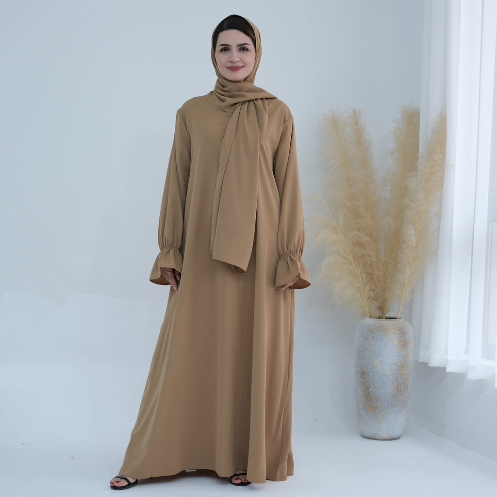 Flare Long Under Abaya Dress
