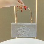 Flower Small Square Handbag