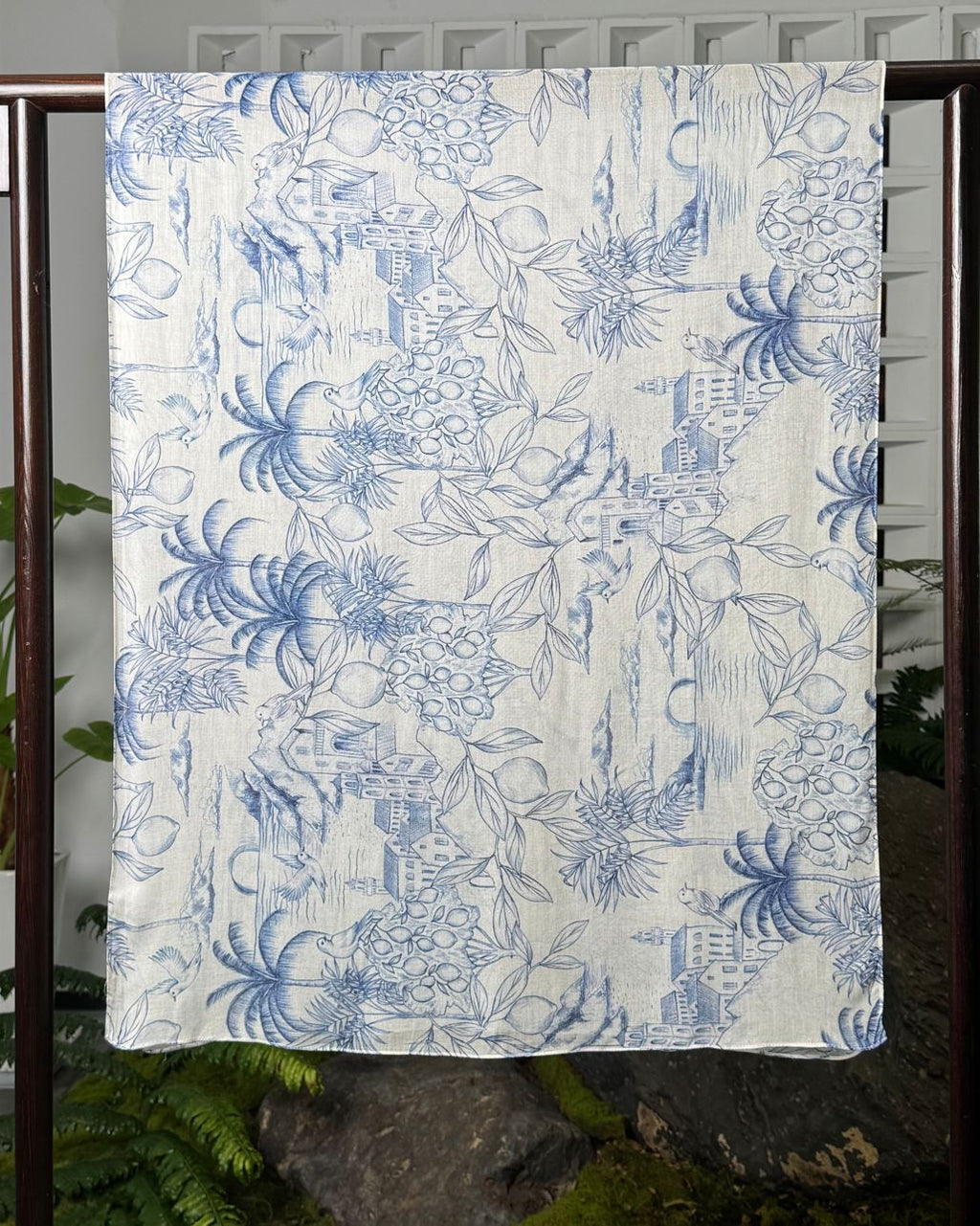 Watercolor Printed Modal Hijab Scarf