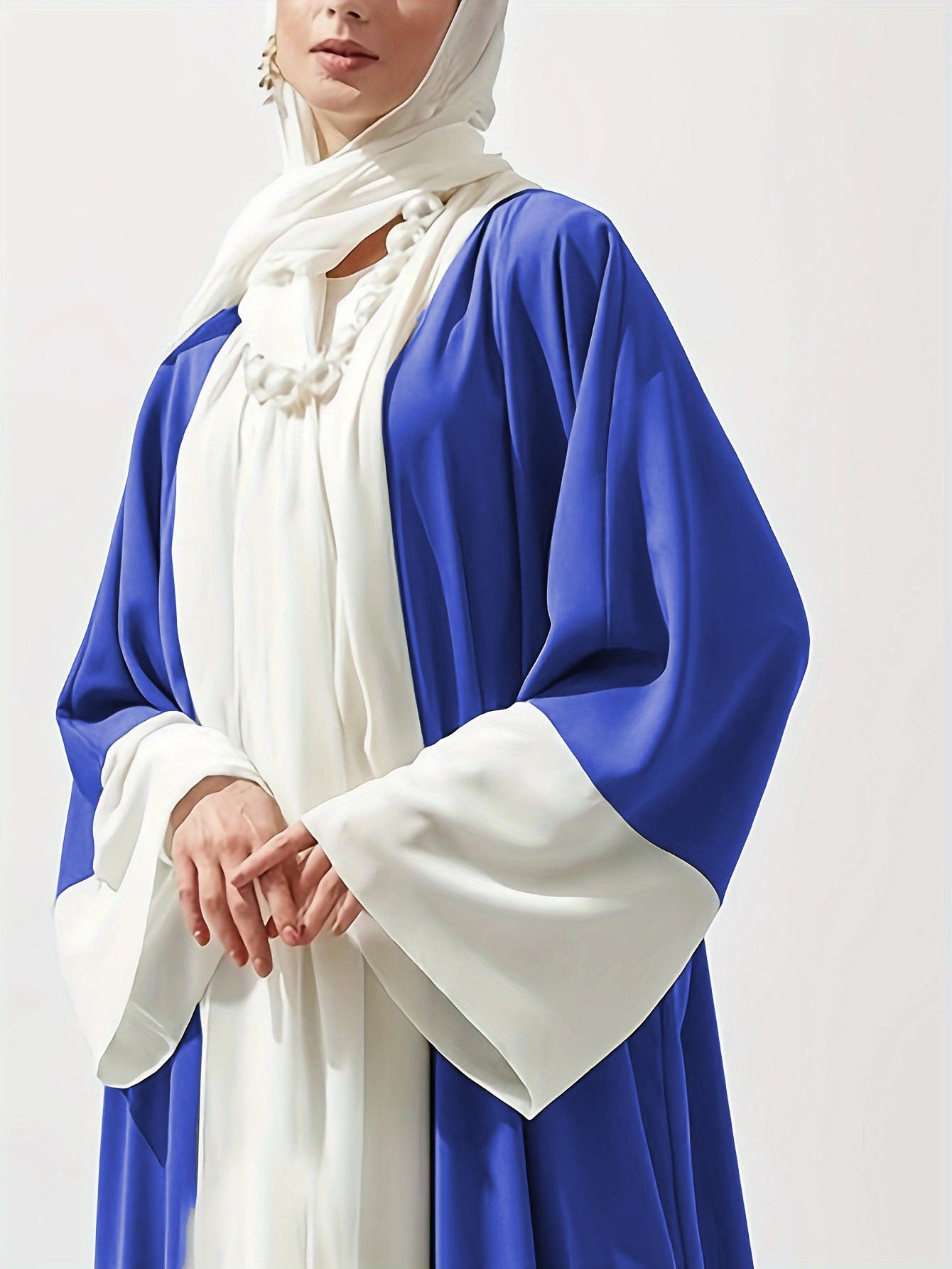 PolyJolly Chiffon Abayas With Hijab