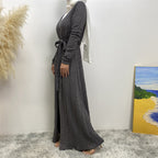 Autumn/Winter Knitted Pocket Abaya